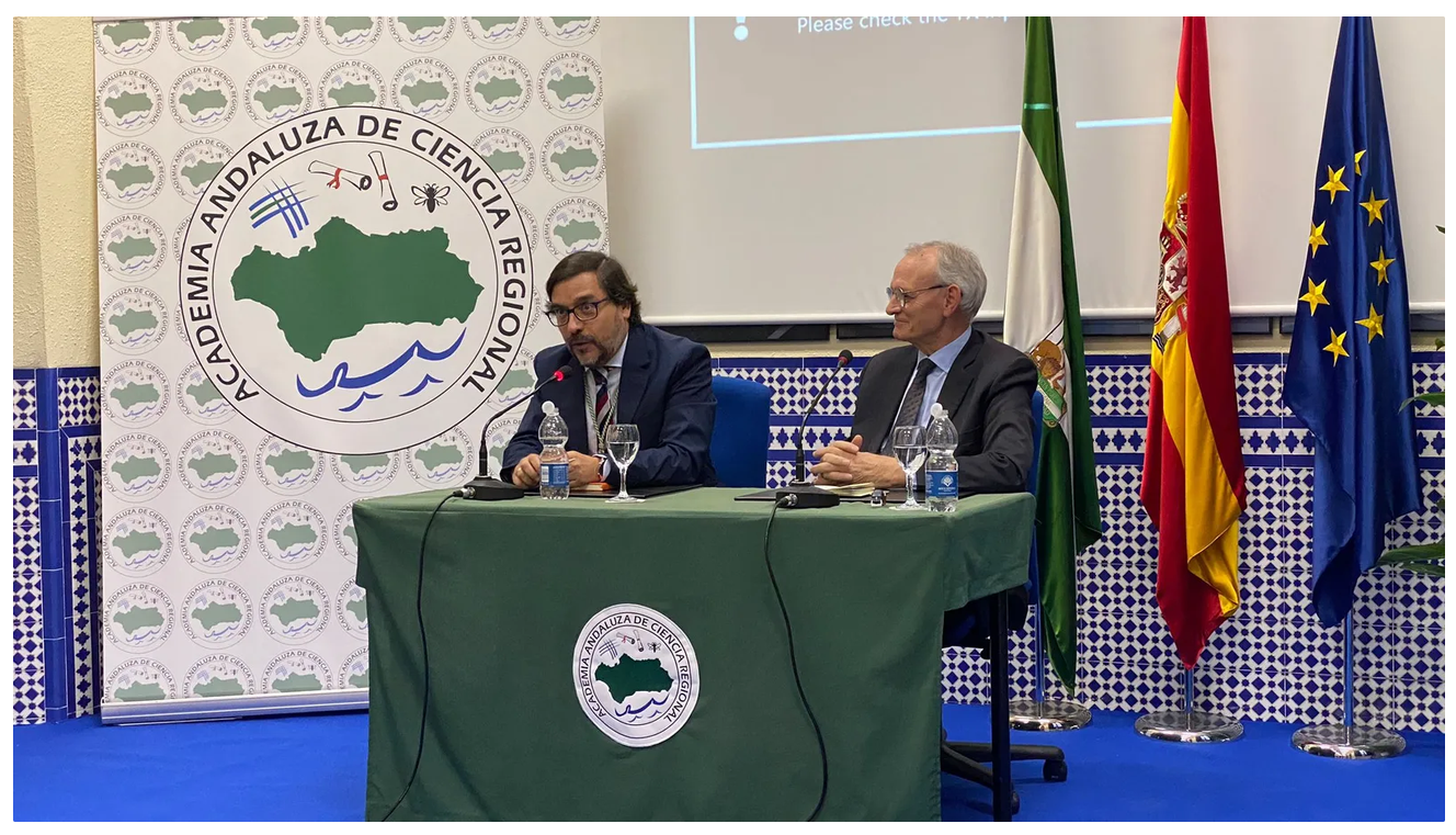 Lee más sobre el artículo El pasado día 21 de octubre, a las 19:00h, tuvo lugar en la sede de la Academia, Calle Deán López Cepero nº1 de Sevilla, la Conferencia de Apertura de Curso a cargo del Excmo. Sr. D. Antón Costas Comesaña, Presidente del Consejo Económico y Social de España.  Pulse aquí para acceder al enlace.
