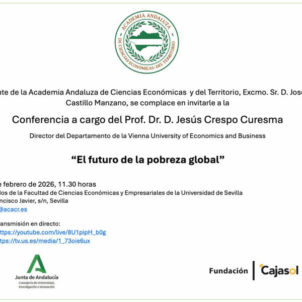 Conferencia del Prof. Dr. D. Jesús Crespo Curesma, Director del Departamento de la Vienna University of Economics and Business «El futuro de la pobreza global»